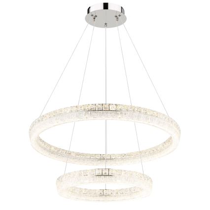 Globo - LED ściemnialny żyrandol na lince LED/72W/230V 2700-6000K przezroczysty + pilot zdalnego sterowania
