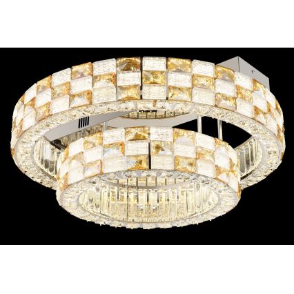 Globo - ściemnialna oprawa sufitowa LED/55W/230V 2700-6000K śr. 61 cm + pilot zdalnego sterowania