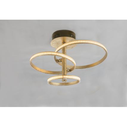 Globo 67822-24G - LED Żyrandol natynkowy WAVE 3xLED/8W/230V