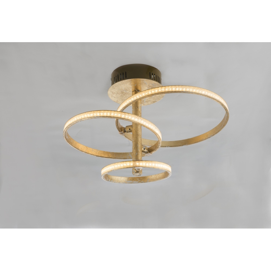 Globo 67822-24G - LED Żyrandol natynkowy WAVE 3xLED/8W/230V