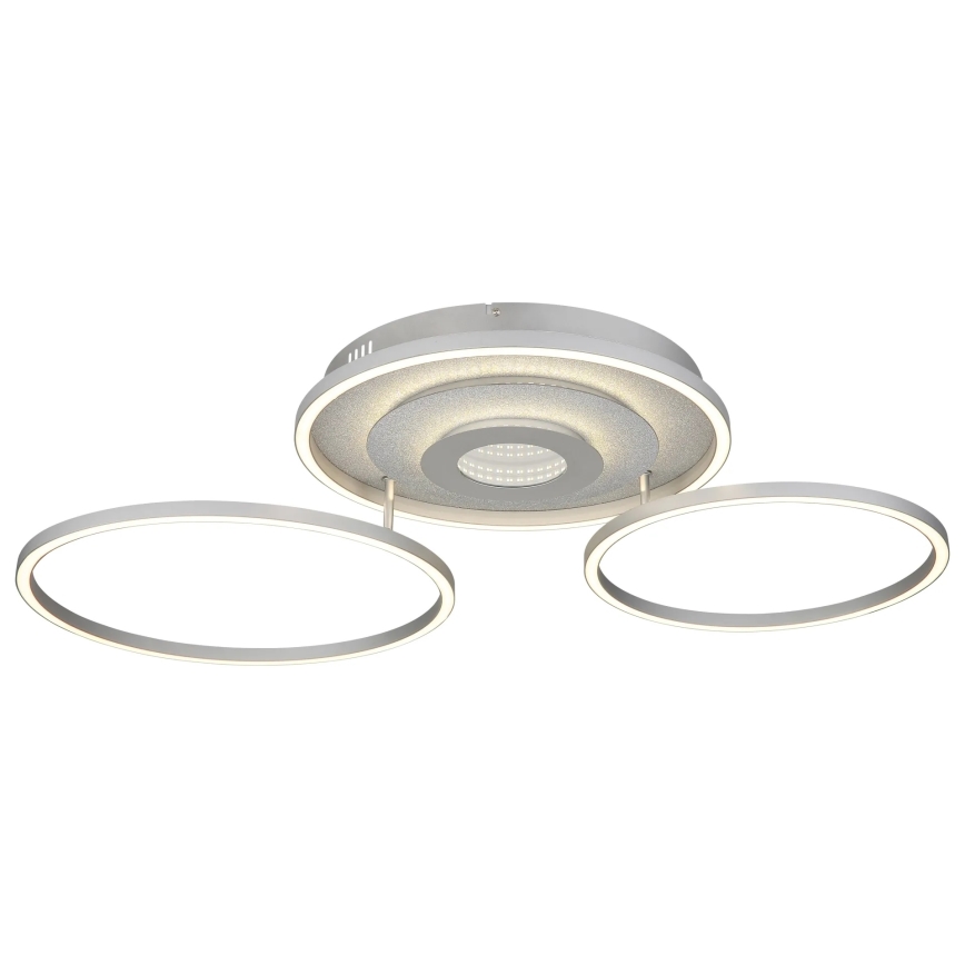 Globo - Lampa sufitowa LED ściemnialna/40W/230V 2700-6500K 57x99,2 cm srebrna + pilot zdalnego sterowania