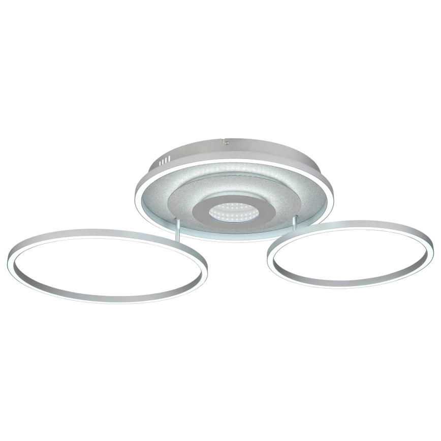 Globo - Lampa sufitowa LED ściemnialna/40W/230V 2700-6500K 57x99,2 cm srebrna + pilot zdalnego sterowania