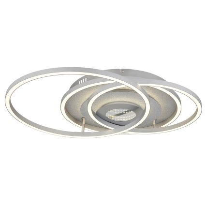 Globo - Lampa sufitowa LED ściemnialna/40W/230V 2700-6500K 57x99,2 cm srebrna + pilot zdalnego sterowania
