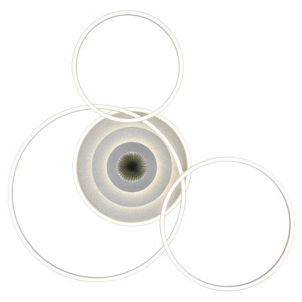 Globo - LED ściemnialna lampa sufitowa LED/60W/230V 2700-6500K 80,8x99,2 cm srebrna + pilot zdalnego sterowania