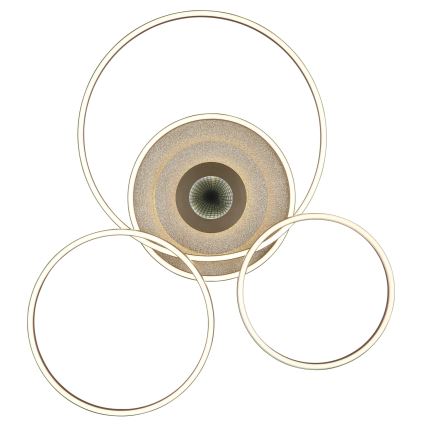 Globo - Ściemnialna oprawa sufitowa LED/60W/230V 2700-6500K 80,8x99,2 cm mosiądz + pilot zdalnego sterowania