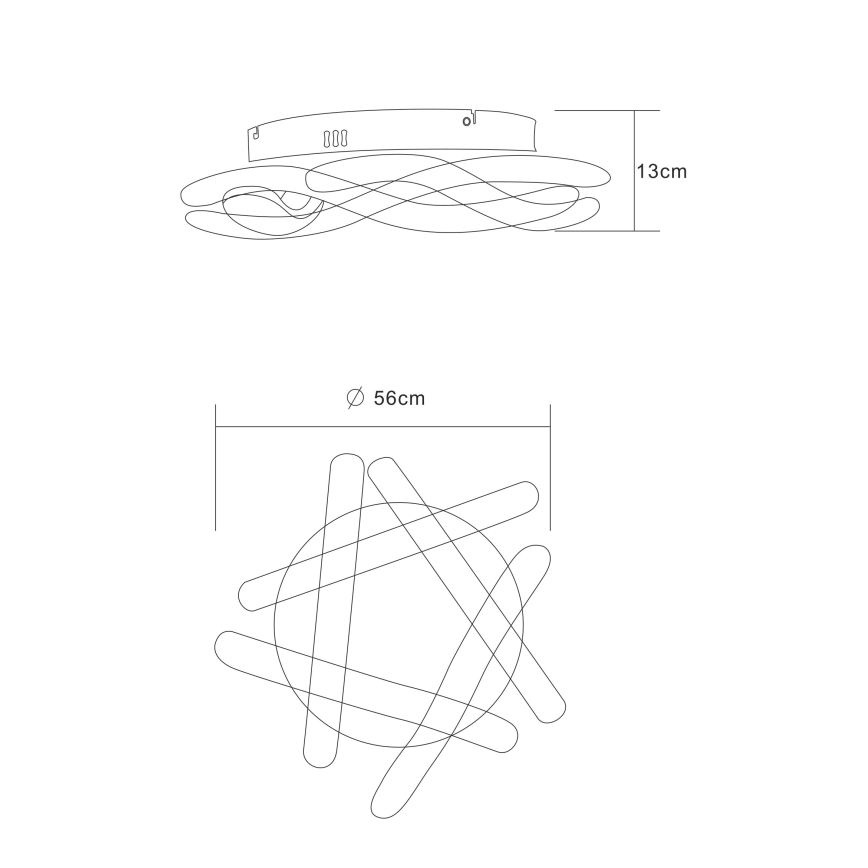 Globo - LED Plafon 5xLED/12W/230V