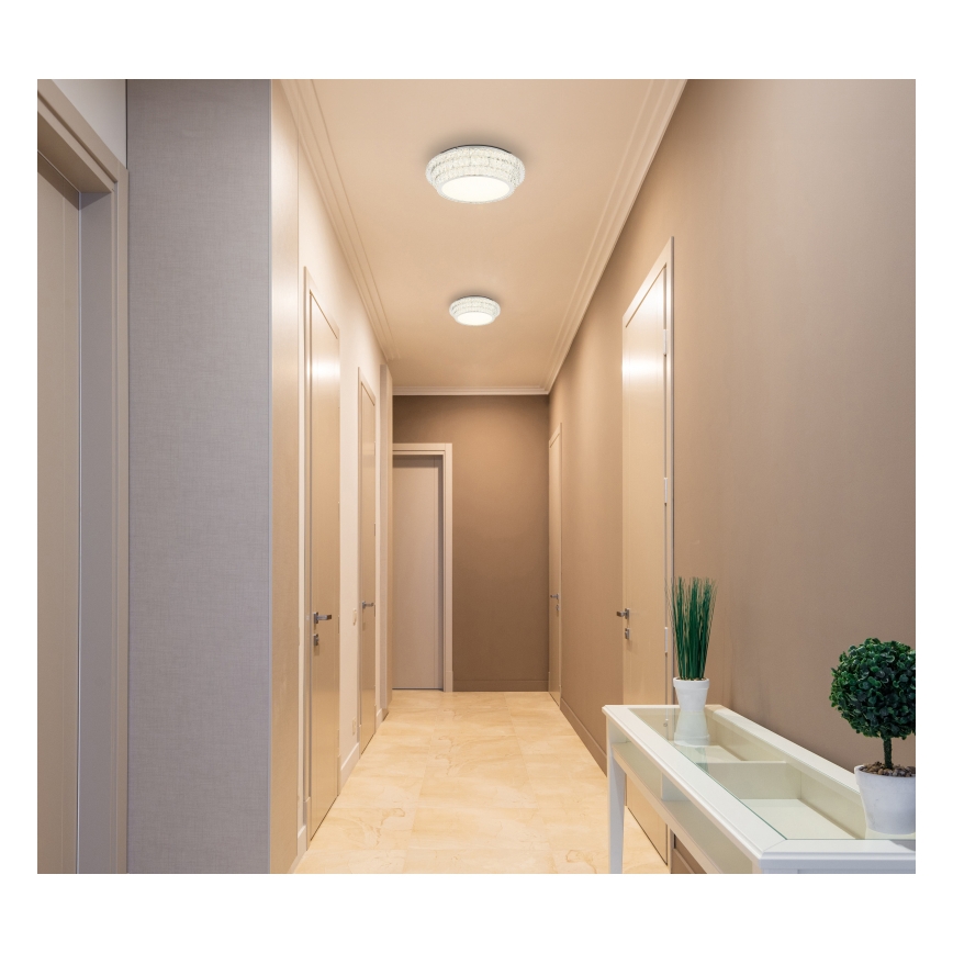 Globo - Ściemnialna lampa sufitowa LED/58W/230V 2700-6000K Ø 60 cm biała + zdalne sterowanie