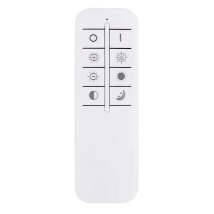 Globo - Ściemnialna lampa sufitowa LED/24W/230V 2700-6500K 45x56 cm srebrna + z pilotem zdalnego sterowania