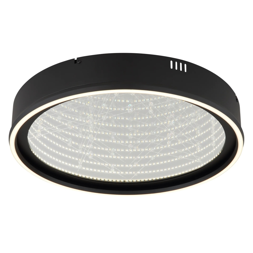 Globo - ściemnialna lampa sufitowa LED/40W/230V 2700-6500K śr. 51,5 cm czarna + pilot zdalnego sterowania