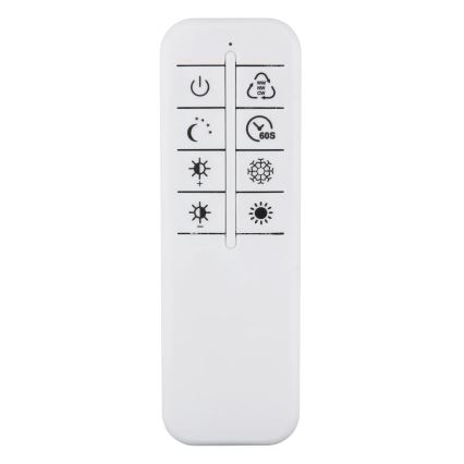 Globo - ściemnialna lampa sufitowa LED/40W/230V 2700-6500K śr. 51,5 cm czarna + pilot zdalnego sterowania