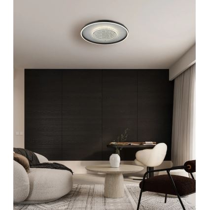 Globo - Oprawa sufitowa LED/40W/230V 3000/4000/6000K śr. 51,5 cm czarna