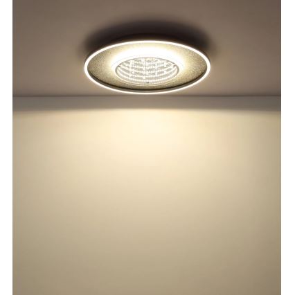 Globo - Oprawa sufitowa LED/40W/230V 3000/4000/6000K śr. 51,5 cm czarna