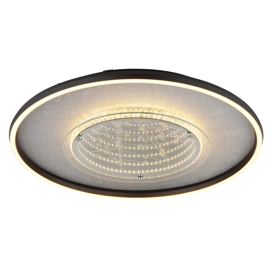 Globo - Oprawa sufitowa LED/40W/230V 3000/4000/6000K śr. 51,5 cm czarna
