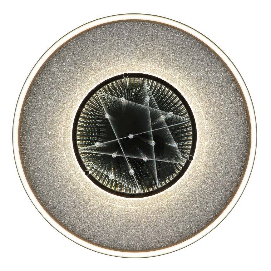 Globo - Oprawa sufitowa LED/40W/230V 3000/4000/6000K śr. 51,5 cm czarna