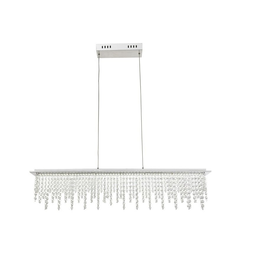 Globo - LED Ściemnialny żyrandol kryształowy na lince LED/24W/230V 3000-6000K + pilot zdalnego sterowania
