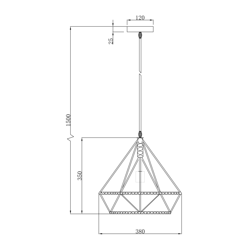 Globo 69029 - Żyrandol na lince ULLEU 1xE27/60W/230V