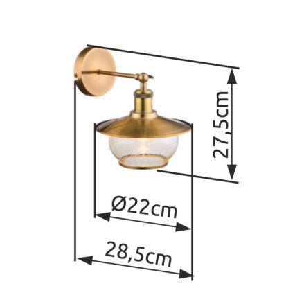 Globo - Kinkiet 1xE27/60W/230V