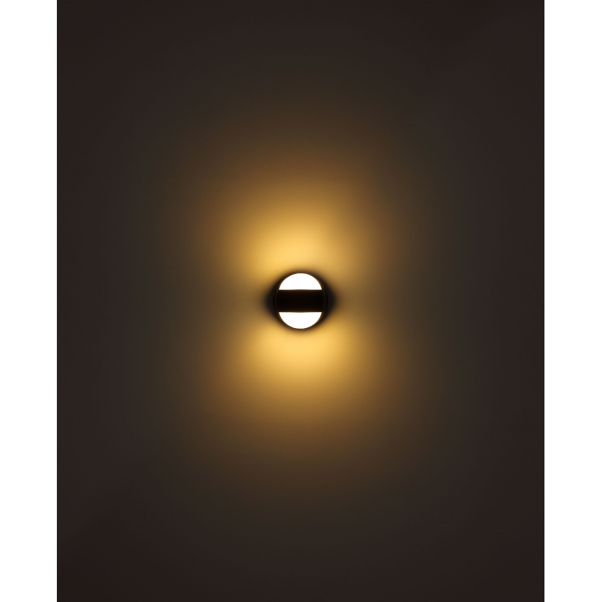 Globo - LED ściemnialna ładowalna dotykowa lampa ścienna LED/1,4W/5V 1800 mAh czarna