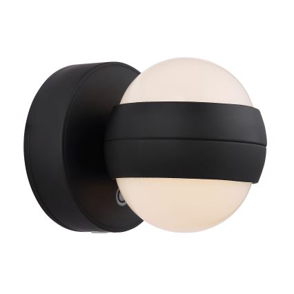Globo - LED ściemnialna ładowalna dotykowa lampa ścienna LED/1,4W/5V 1800 mAh czarna