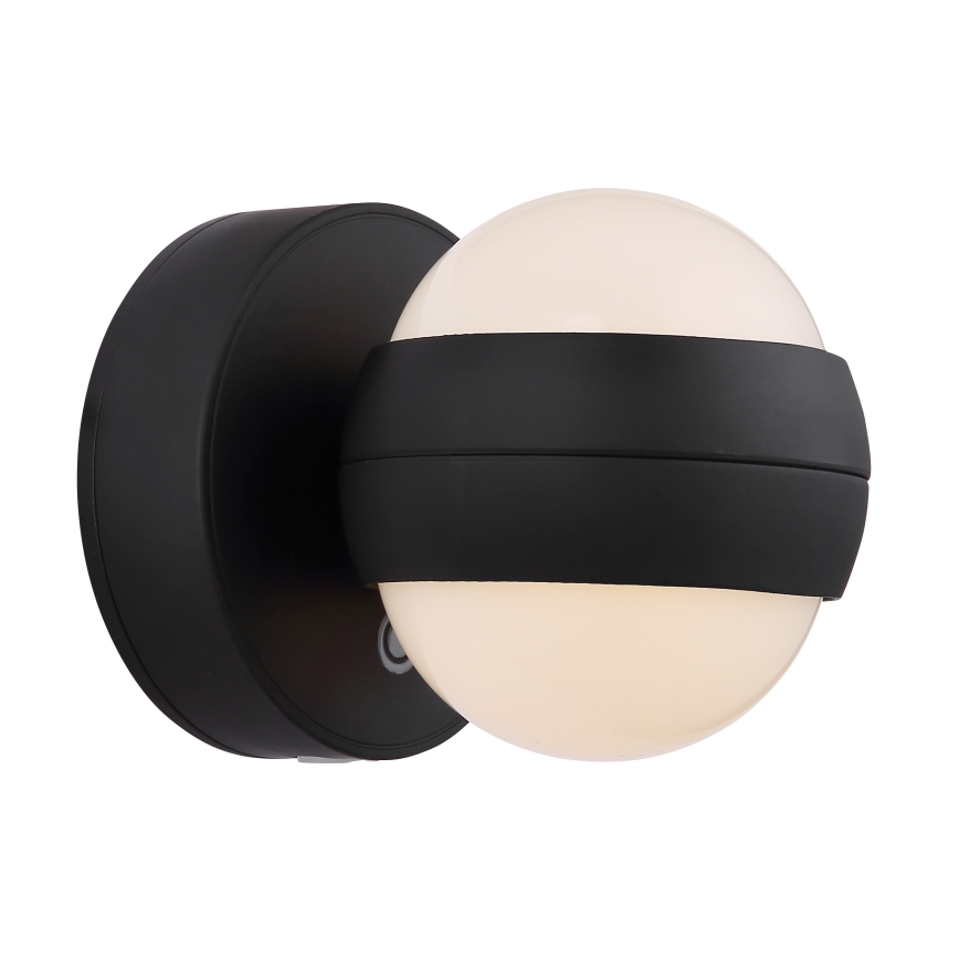 Globo - LED ściemnialna ładowalna dotykowa lampa ścienna LED/1,4W/5V 1800 mAh czarna