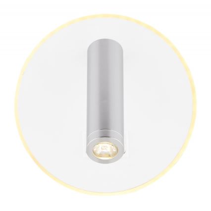Globo - LED Reflektor ścienny LED/6W + LED/1W/230V