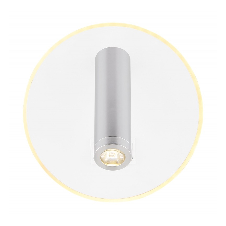Globo - LED Reflektor ścienny LED/6W + LED/1W/230V