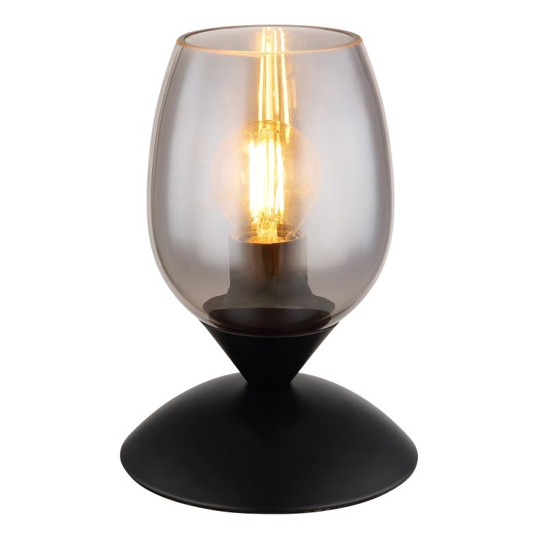 Globo - Dotykowa lampa stołowa 1xE14/25W/230V czarna