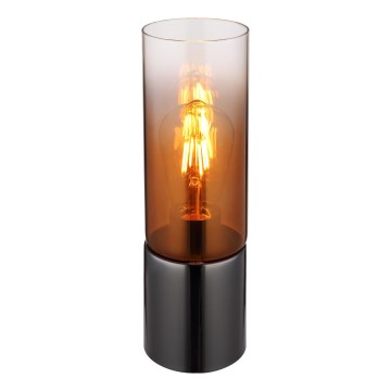 Globo - Dotykowa lampa stołowa 1xE27/25W/230V śr. 9 cm czarna/miedź