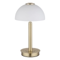 Globo - dotykowa, ściemniana lampa stołowa LED/7W/230V 3000K, mosiężna