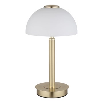 Globo - dotykowa, ściemniana lampa stołowa LED/7W/230V 3000K, mosiężna