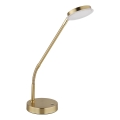 Globo - Dotykowo ściemnialna lampa stołowa LED/6,5W/230V 2700/3350/4000K mosiądz