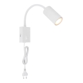Globo - Elastyczna lampa ścienna 1xGU10/25W/230V biała