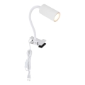 Globo - Elastyczna lampa z klipsem 1xGU10/25W/230V biała