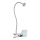 Globo - Elastyczna lampka LED z klipsem, 3W/230V, matowy chrom