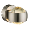 Globo - Kinkiet LED/7W/230V 3000K matowy chrom