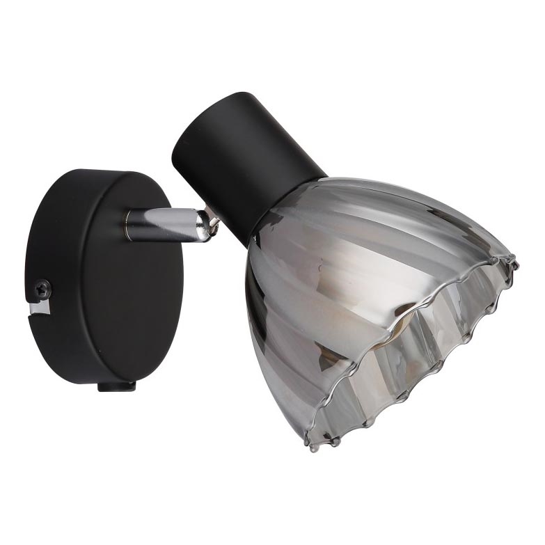 Globo - Kinkiet punktowy 1xE14/40W/230V czarny
