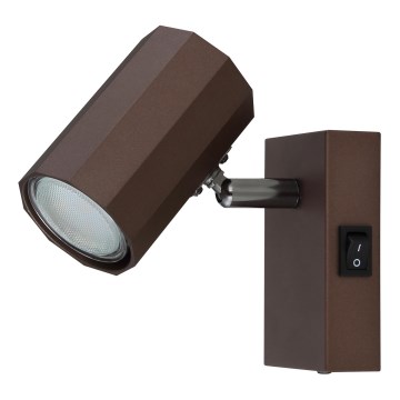 Globo - Kinkiet punktowy 1xGU10/25W/230V brązowy