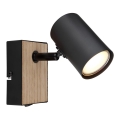 Globo - Kinkiet punktowy 1xGU10/25W/230V czarny/brązowy
