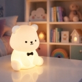 Globo - Ładowalna, ściemnialna dziecięca lampka nocna LED RGBW LED/1W/5V 1200 mAh, miś