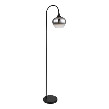 Globo - Lampa podłogowa 1xE27/40W/230V czarny/dymny