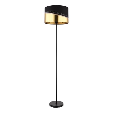 Globo - Lampa podłogowa 1xE27/60W/230V śr. 35 cm czarna/złota