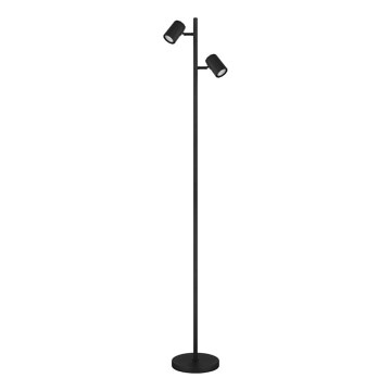 Globo - Lampa podłogowa 2xGU10/5W/230V czarny