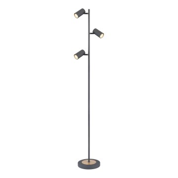 Globo - Lampa podłogowa 3xGU10/5W/230V szara