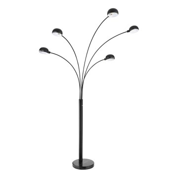 Globo - Lampa podłogowa 5xE14/40W/230V czarny