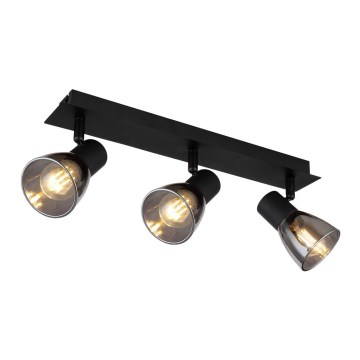 Globo - Lampa punktowa 3xE14/40W/230V czarna