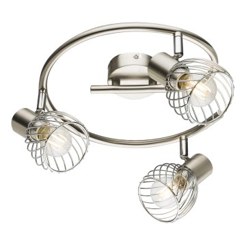 Globo - Lampa punktowa 3xE14/40W/230V matowy chrom