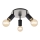 Globo - Lampa punktowa 3xE27/60W/230V czarne drewno