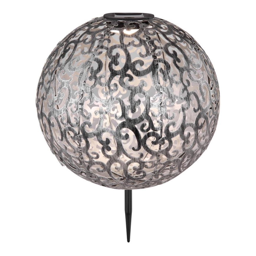 Globo - Lampa solarna LED LED/0,06W/1,2V srebrna IP44 285x400 mm