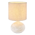 Globo - Lampa stołowa 1xE14/40W/230V beżowa/ceramika