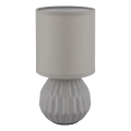 Globo - Lampa stołowa 1xE14/40W/230V szary